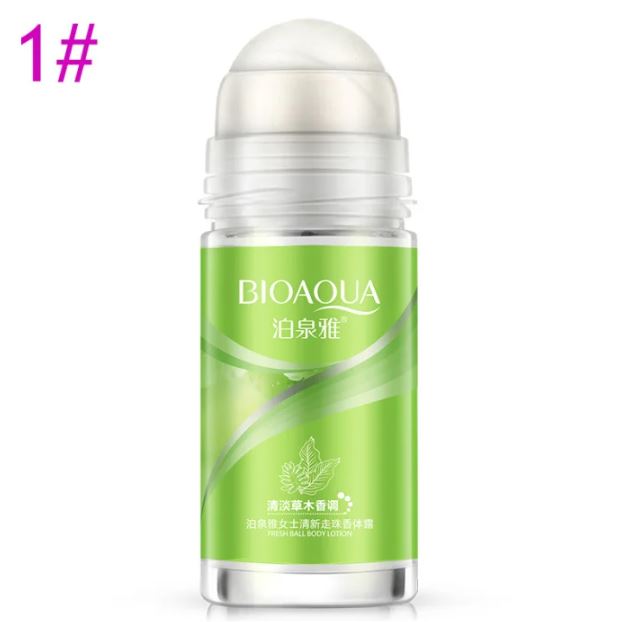 BIOAQUA Ball Body Lotion Antiperspirants Underarm Deodorant Roll on Bottle Women Fragrance Men Smooth Dry Perfumes