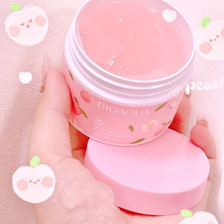 BIOAQUA Peach Extract Exfoliating Face Gel Glowing Moisturizing Peach Gel 140g BQY72646/BQY07803