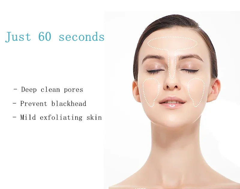 1 Piece Double Side Silicone Facial Cleansing Brush For Face Cleaning And Massage Tool For Girls & Women