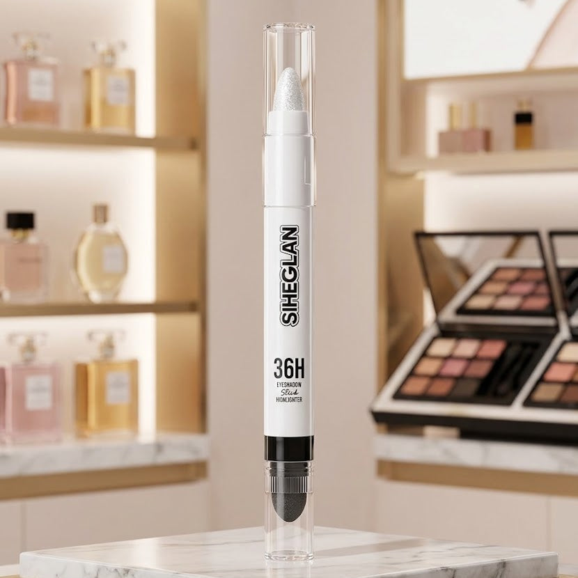 SIHEGLAN 2-in-1 Shimmer Eyeshadow Stick &amp; Highlighter