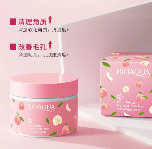 BIOAQUA Peach Extract Exfoliating Face Gel Glowing Moisturizing Peach Gel 140g BQY72646/BQY07803