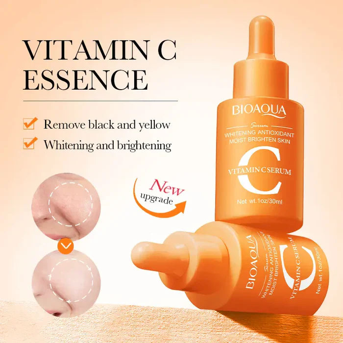 Bioaqua Vitamin C Face Serum Whitening Moisturizing Brightening Dark sport remover Facial Serum & Essence 30ml BQY00744
