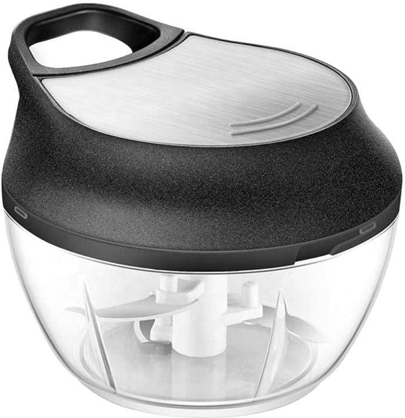 Premium Manual Pull Cord Food Chopper – Multi-Purpose Vegetable, Meat & Garlic Cutter