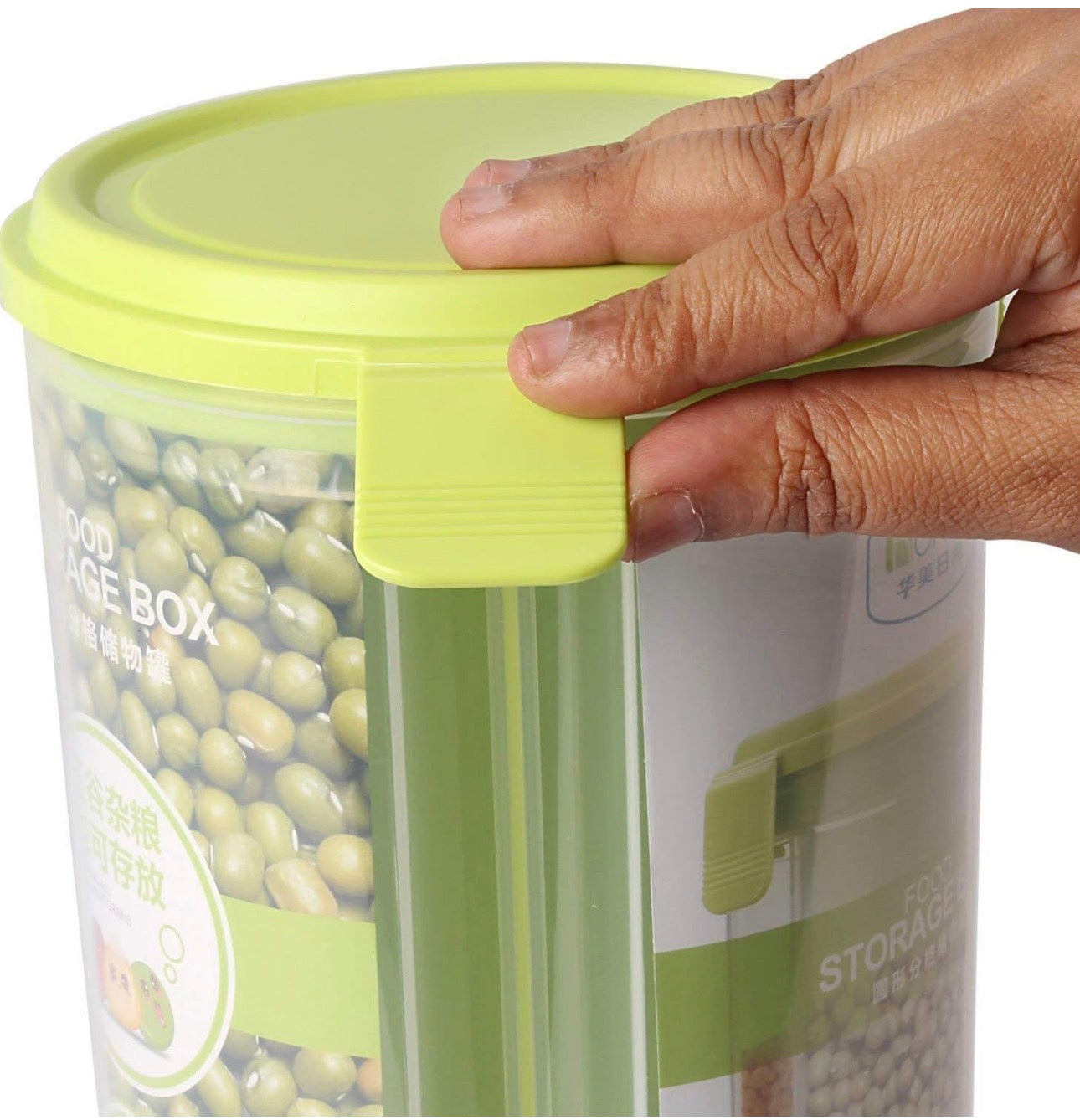 Premium Airtight Kitchen Storage Container – Multi-Purpose Grain & Snack Organizer (1 Pc)