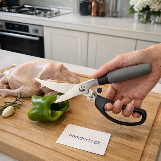 Premium Heavy-Duty Kitchen Meat Scissors – Multi-Purpose Stainless Steel Cooking Shears