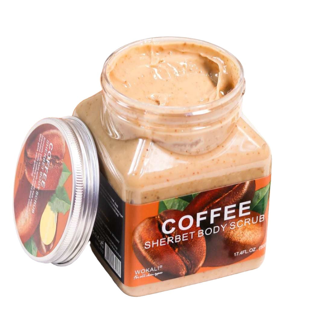 WOKALI Coffee Sherbet Body Scrub 350ml-WKL692