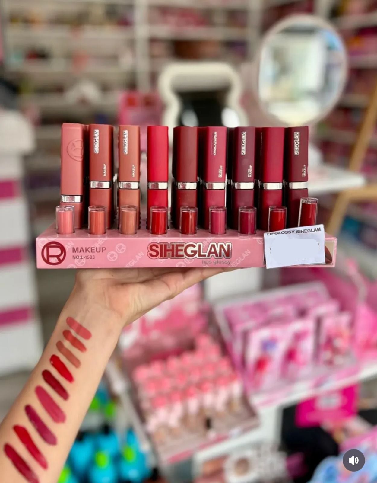 SIHEGLAN 09 Pcs Luxury Velvet Matte & Glossy Lip Set