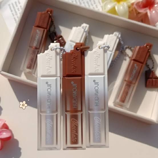 HUDAMOJI  Miniature Chocolate Bar Lip Gloss Shine Lip Gloss