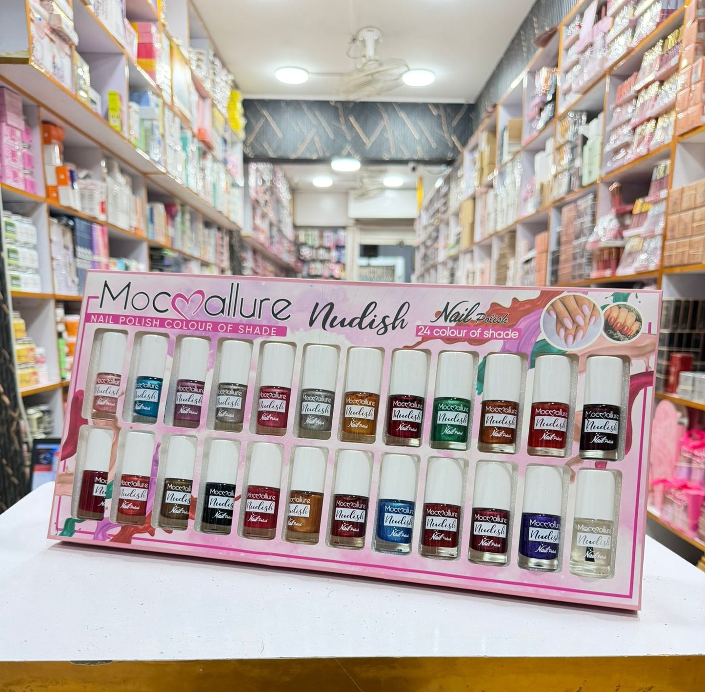 Mocallure Nudish Nail Polish Professional 24pcs  Vibrant & Neutral Shades (Item No: BTFL 102)