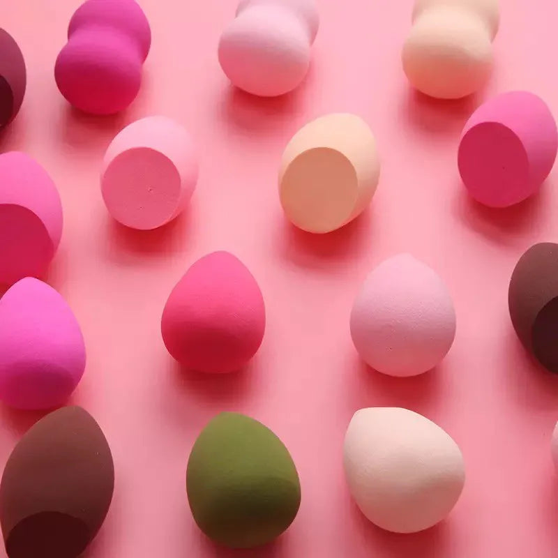 Miss Rose 3 pcs Cosmetic Powder Puff Sponge Foundation Makeup Sponge Beauty Tools & Accessories Water Drop Mix Shape