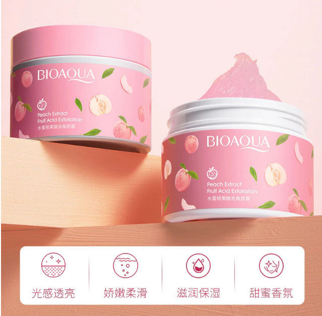 BIOAQUA Peach Extract Exfoliating Face Gel Glowing Moisturizing Peach Gel 140g BQY72646/BQY07803