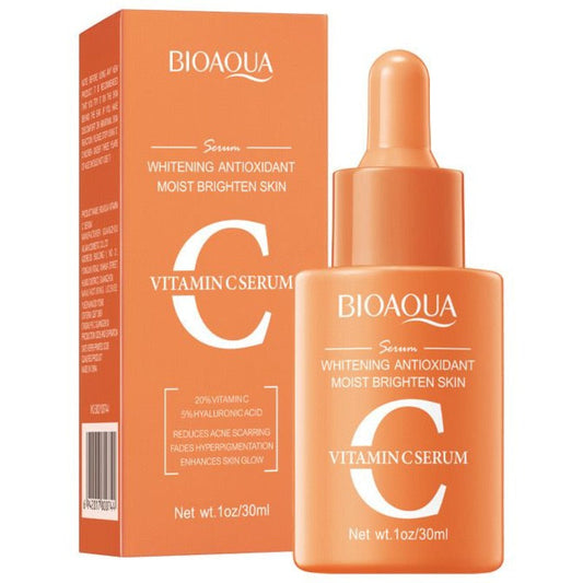 Bioaqua Vitamin C Face Serum Whitening Moisturizing Brightening Dark sport remover Facial Serum & Essence 30ml BQY00744