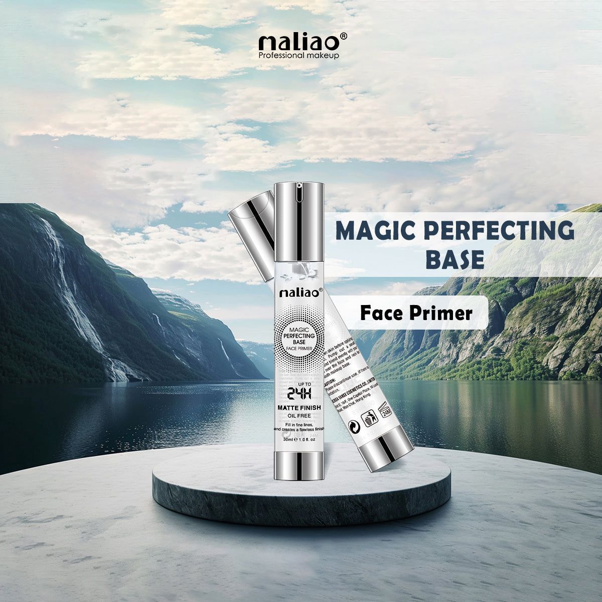 Maliao Silver 24H Gel Primer Matte Finish Oil Free