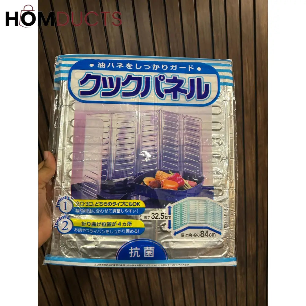 Foldable Aluminum Stove Splatter Guard – Oil Splash Shield for Cooking, Frying & Kitchen Heat Insulation