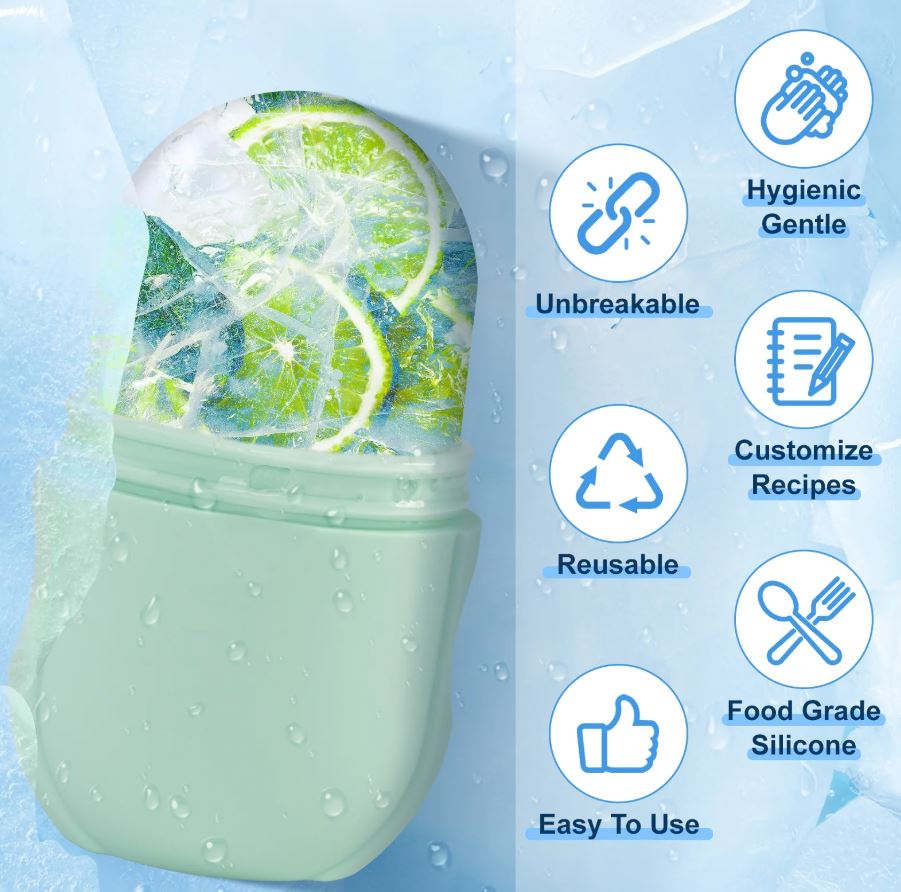 Facial Beauty - Silicon Ice Cube Face Roller