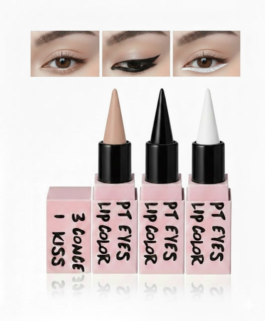 HUDAMOJI 3-in-1 Concept Eyes Long-Lasting Kajal Set