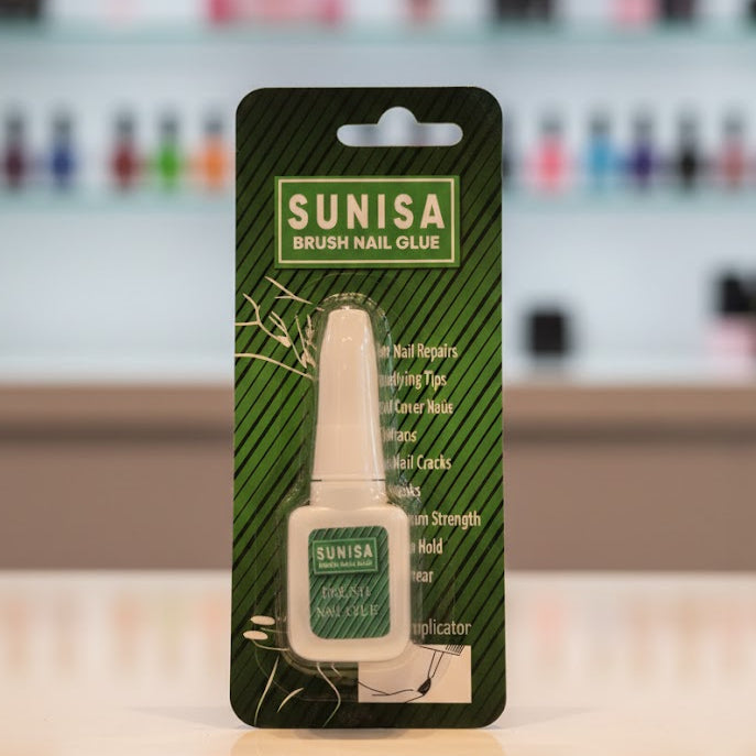 SUNISA Brush-On Nail Glue (Professional Strength)